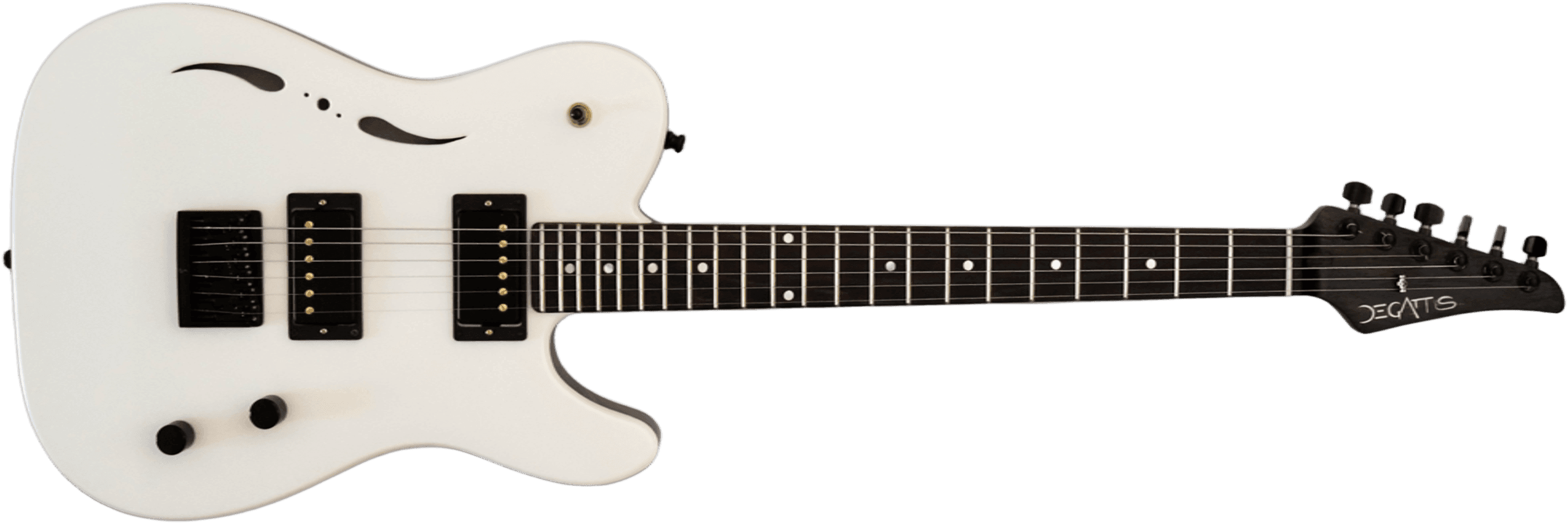 Tele Thinline — Gitarre von De Gattis, das ganze Instrument